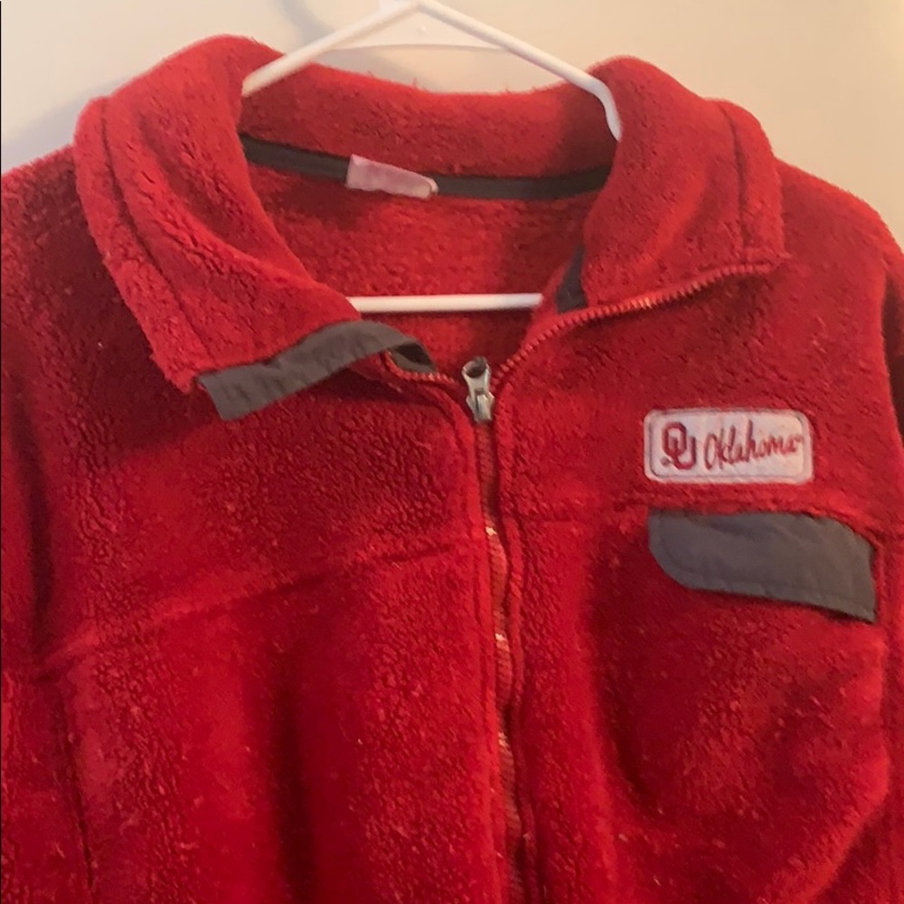 🟢 5/$20 OU Fleece Jacket - Picture 2 of 2